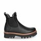 Macao Black Napa Grass, Chelsea boots in black with leather lining