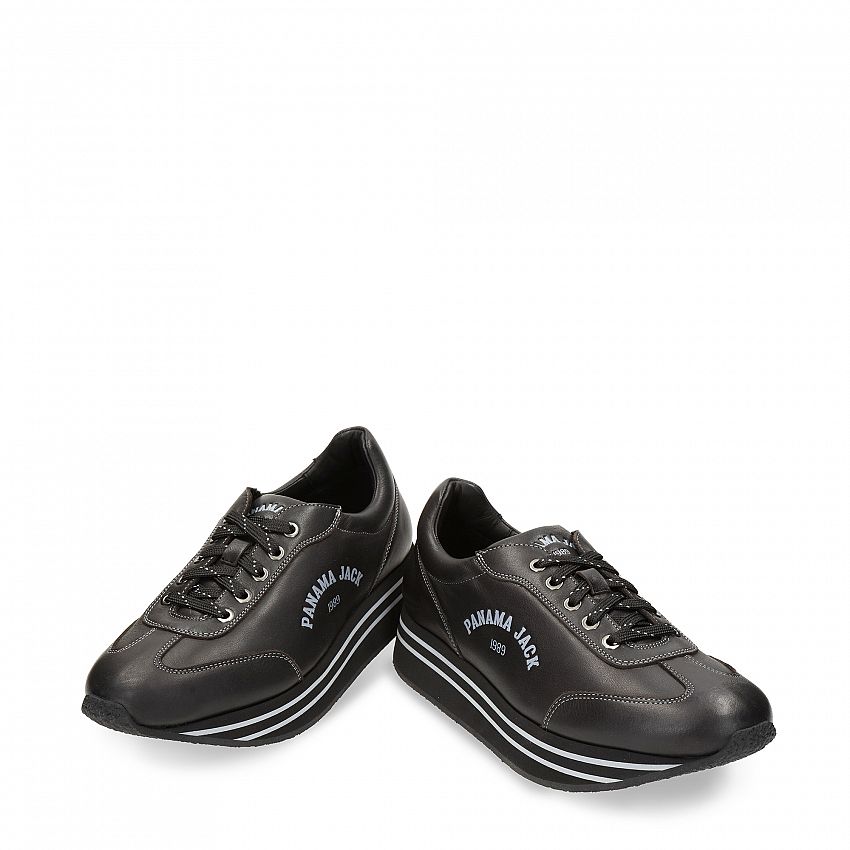 Max Black Napa, Flat men's Shoe Made in Spain