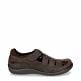 Meridian Basics Brown Napa Grass, Man Sandals in leather with lycra lining