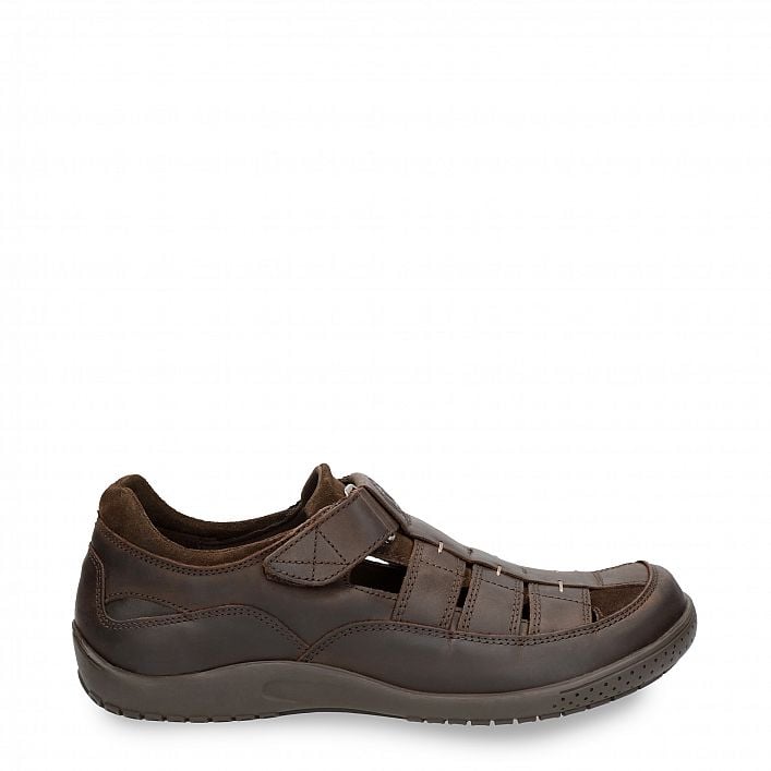 Meridian Basics Brown Napa Grass, Sandals with lycra lining