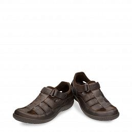 Meridian Basics Brown Napa Grass, Halfopen men's shoes