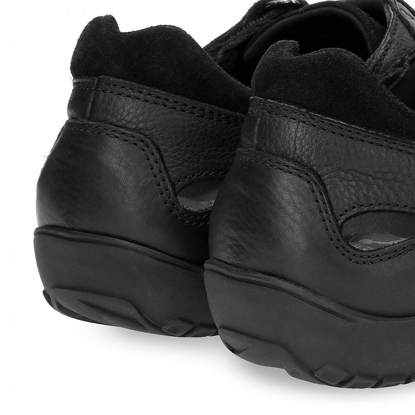Meridian Negro Napa Grass, Zapato semiabierto de hombre con Forro interior de Sintetico Interlook.