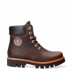 Moritz Igloo Chestnut Napa Grass, Leather  boots with 100% sheepskin lining