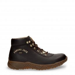Newton Brown Napa Grass, Leather ankle boots with leather lining
