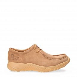 Nil, Mens bark suede leather shoe with leather lining