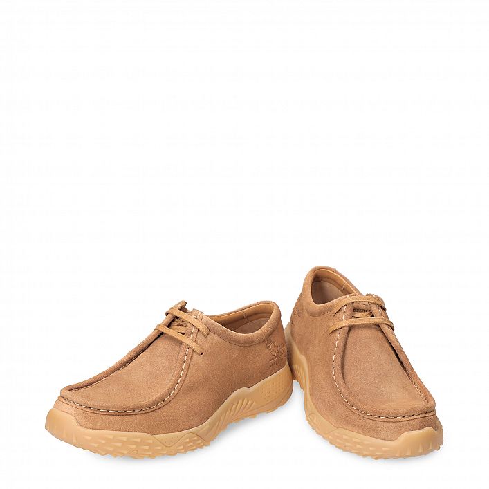 Nil Cuero Velour, Flat men's Shoe Made in Spain