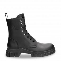 Ninfa Igloo, Leather boots with sheepskin lining