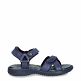 Noja Nacar Marine blauw Nappa, Leren sandaal met een lycra voering