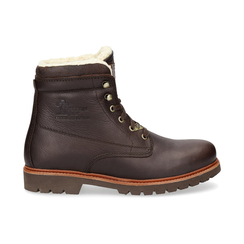 Panama 03 Aviator Brown Napa Grass, Leather boots with cotton lining