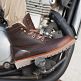 Panama 03 Aviator Chestnut Napa Grass, Boots in leather with cotton lining