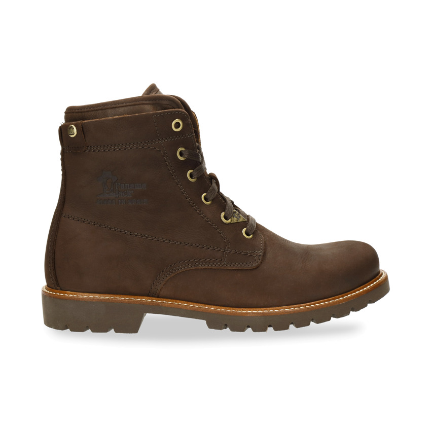 P03 Thunder Brown Nobuck, Leather boots with leather lining