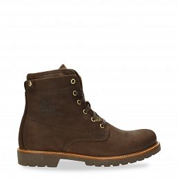P03 Thunder Brown Nobuck, Leather boots with leather lining