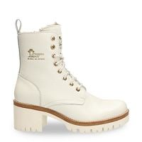 Padma White Napa, Leather boots with warm lining