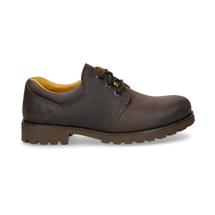 Panama 02 Brown Napa Grass, Leather shoe with leather lining