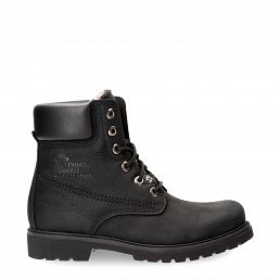Panama 03 Black Nobuck, Leather boots with warm lining