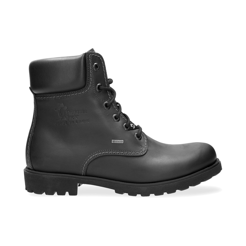 Panama 03 Gtx Black Napa Grass, Black leather boot with Gore-tex® lining