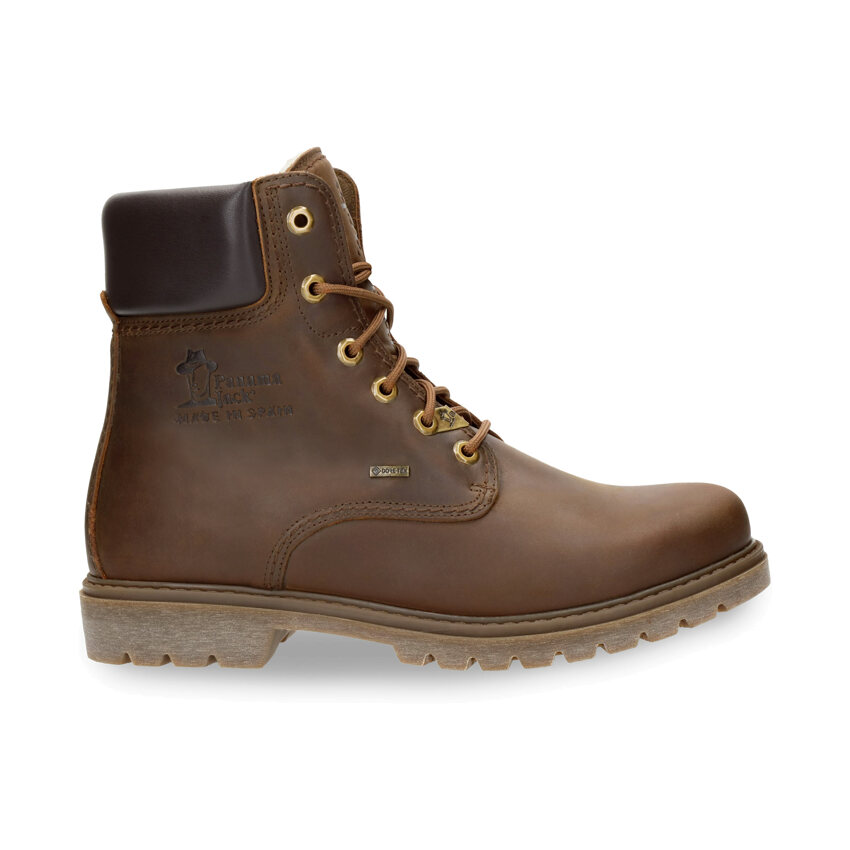 Panama 03 Gtx Wool Bark rugged Napa Grass, Leather boots with wool Gore-Tex lining