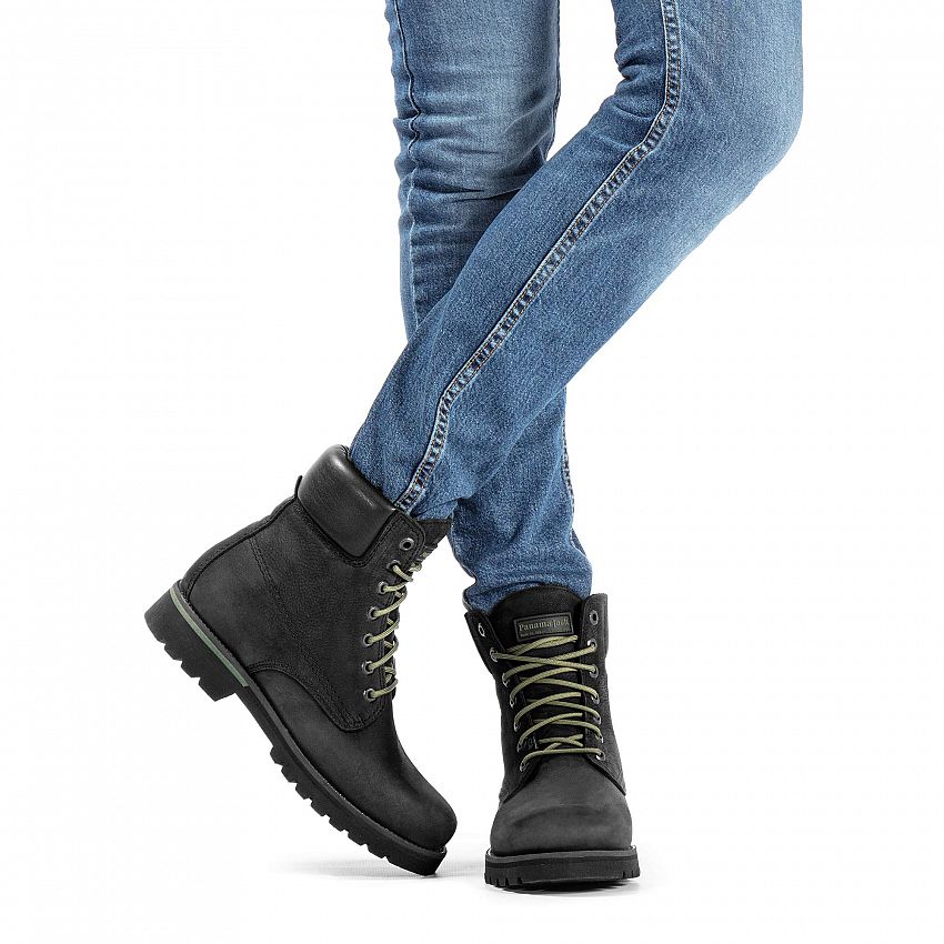 Panama 03 Urban Black Nobuck, Flat men's Boot