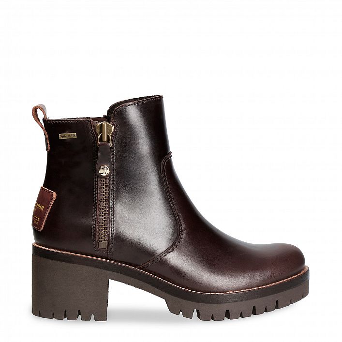 Pauline Gtx Brown Pull-Up, Boots in brown with Gore-tex® lining