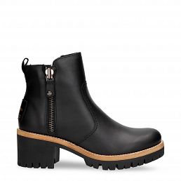 Pauline Igloo Trav, Leather ankle boots with sheepskin lining