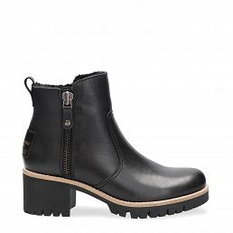 Pauline Trav, Leather ankle boots with warm lining