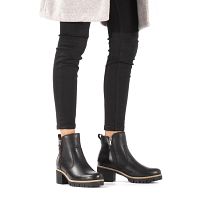 Pauline Trav Black Napa, Leather boots with warm lining Pauline Trav Black Napa, Leather boots with warm lining