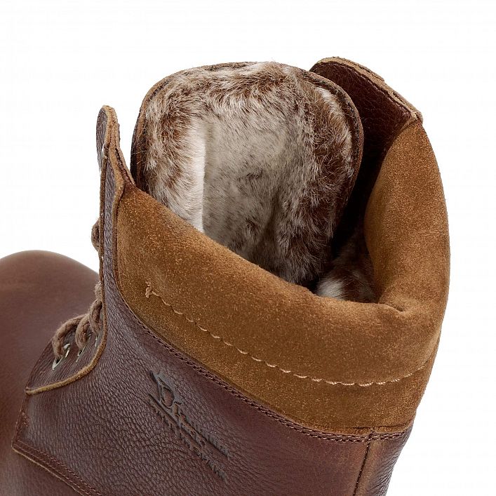 Phoebe Bark Napa Grass, Women's Boot with heel with Warm lining.