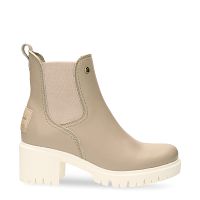 Pia Taupe Napa, Leather ankle boots with leather lining Pia Taupe Napa, Leather ankle boots with leather lining