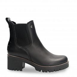 Pia Igloo Trav, Leather Chelsea boots with 100% sheepskin lining