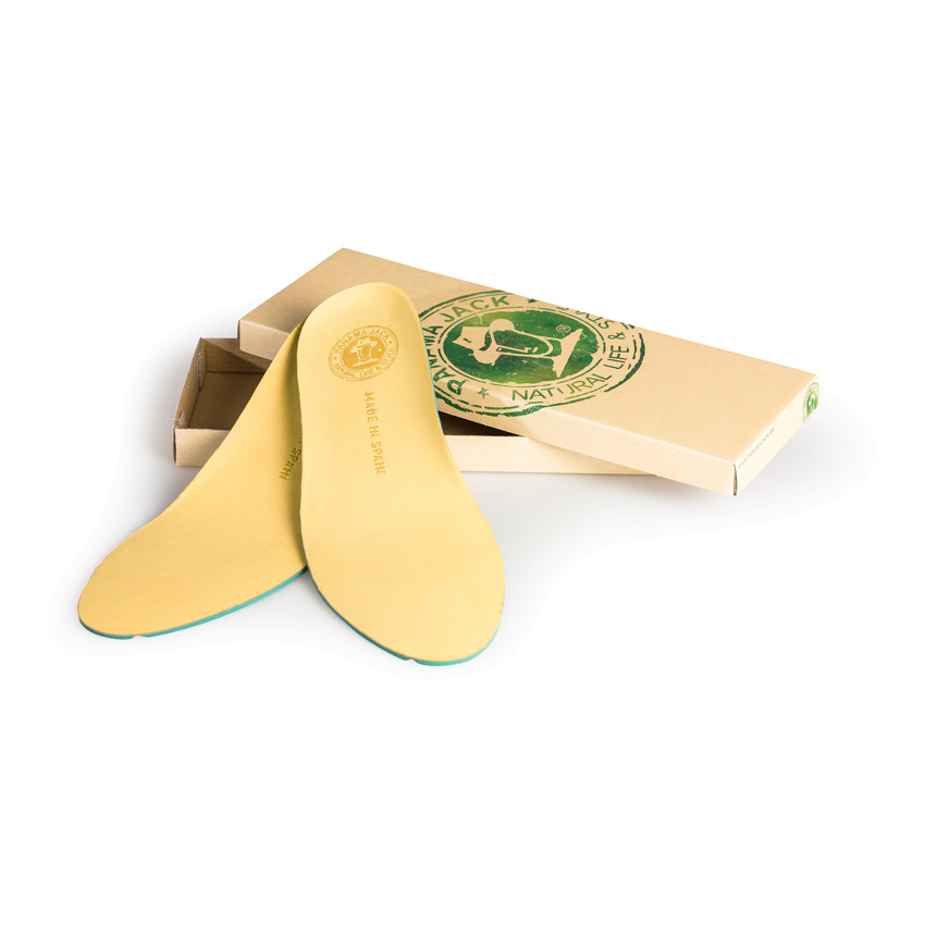 Insoles Wheat Piel, Anatomically-shaped insoles lined with vintage leather