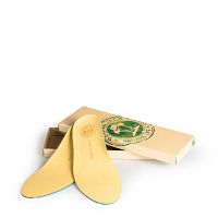 Insoles Wheat Piel, Anatomically-shaped insoles lined with vintage leather