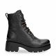 Porty Black Napa, Leather boots with warm lining