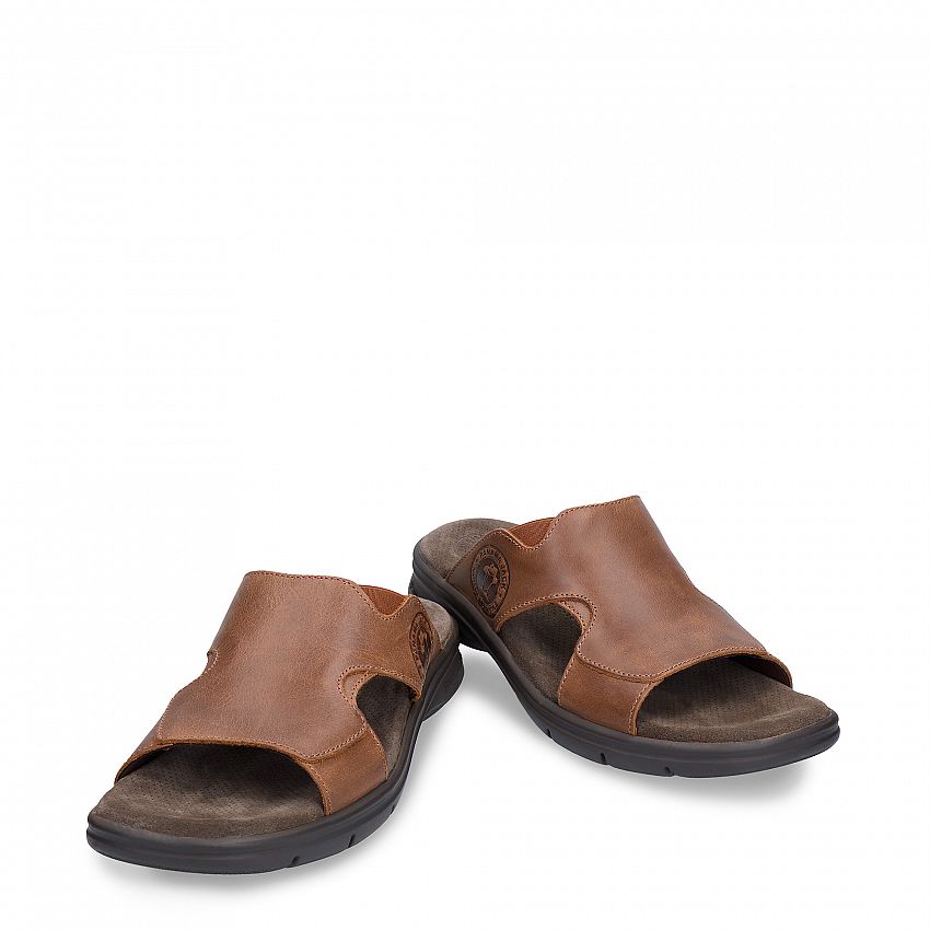 Robin Basics Cuero Napa Grass, Men's sandals