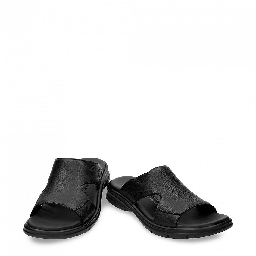 Robin Black Napa Grass, Men's sandals Made in Spain