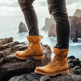 Route Boot Men Vintage Napa, Mens desert leather boots
