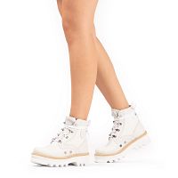 Route Boot Reporter White Napa, Womens white leather boots 