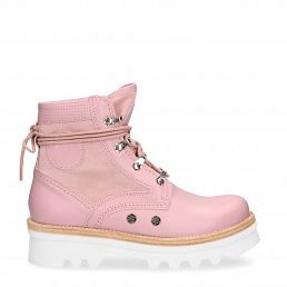 Route Boot Reporter, Womens pink leather boots 
