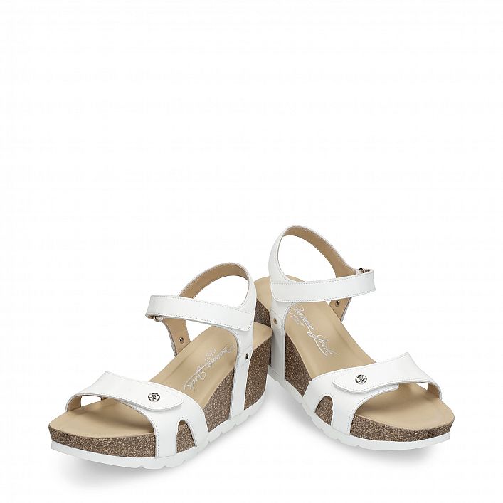 Ruth White Napa, Wedge sandals Made in Spain