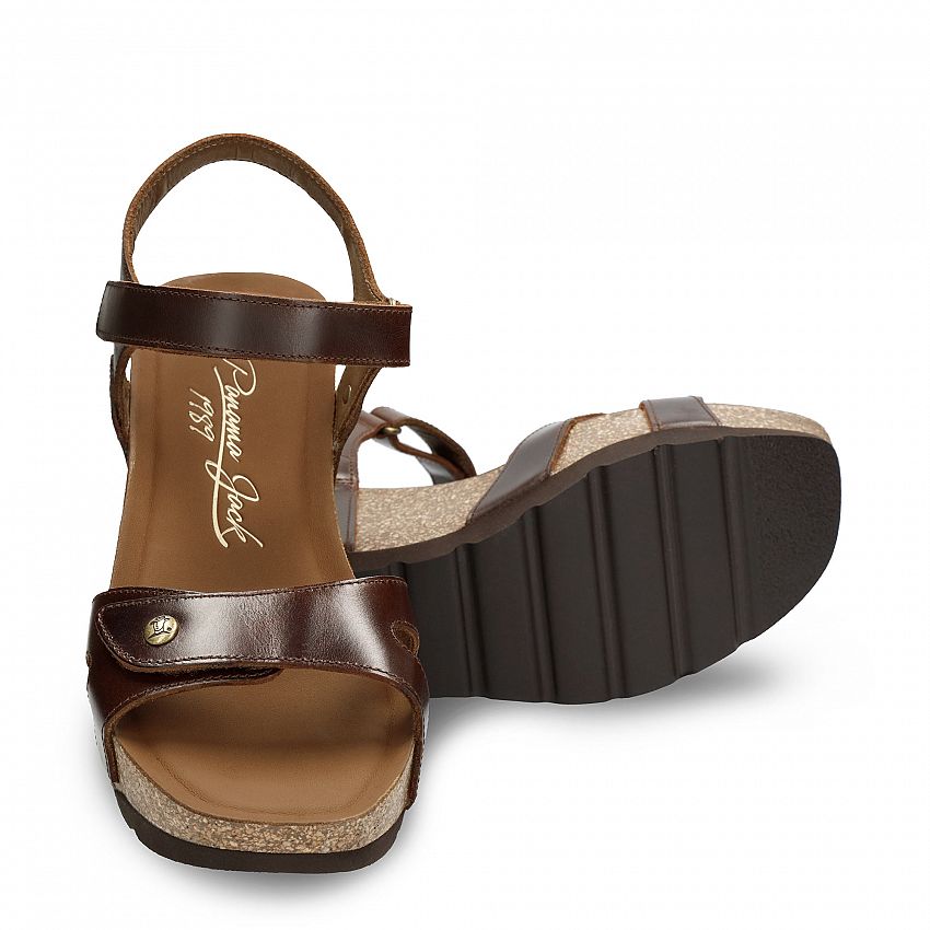 Ruth Cuero Pull-Up, Wedge sandals  Leather Pull-Up.
