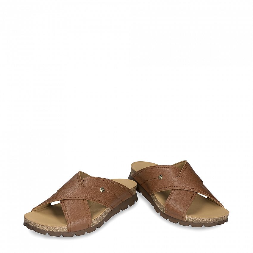 Salman bark Napa Grass, Men's sandals Made in Spain