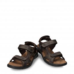 Salton Basics Brown Napa Grass, Men's sandals