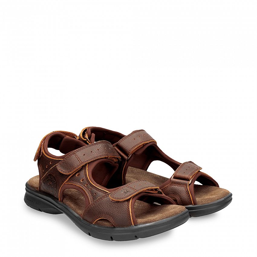 Salton Basics Bark Napa Grass, Men's sandals with Synthetic Interlook lining.