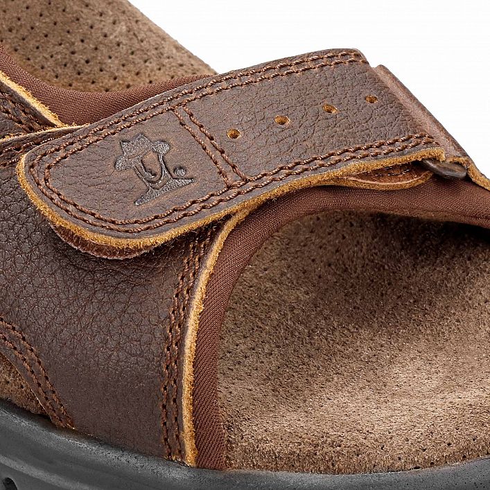 Salton Basics Bark Napa Grass, Men's sandals with Flexible and durable Polyurethane sole.