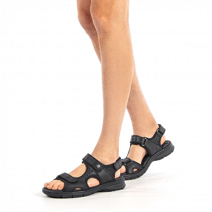 Salton Black Napa Grass, Men's sandals