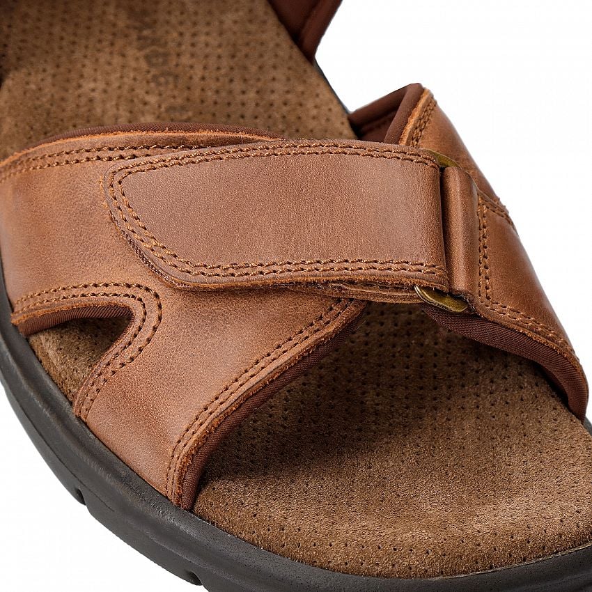 Sanders Basics Cuero Napa Grass, Men's sandals with Anatomical insole.