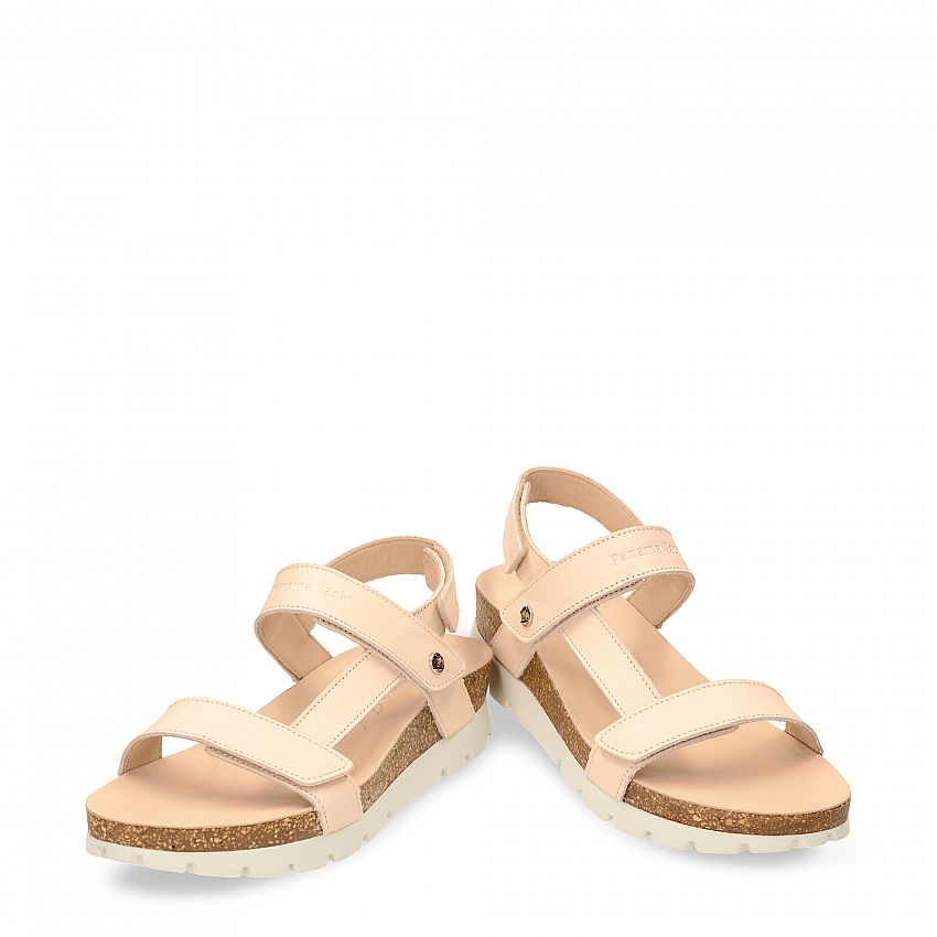 Selma Raw Napa, Flat woman's sandals Made in Spain