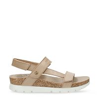 Selma Taupe Napa, Sandalia with leather lining Selma Taupe Napa, Sandalia with leather lining