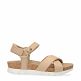 Serena Taupe Napa, Sandalia with lycra lining