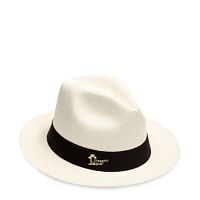 Hut Weiß T, Echter Panama Hut aus feinen Toquilla-Fasern