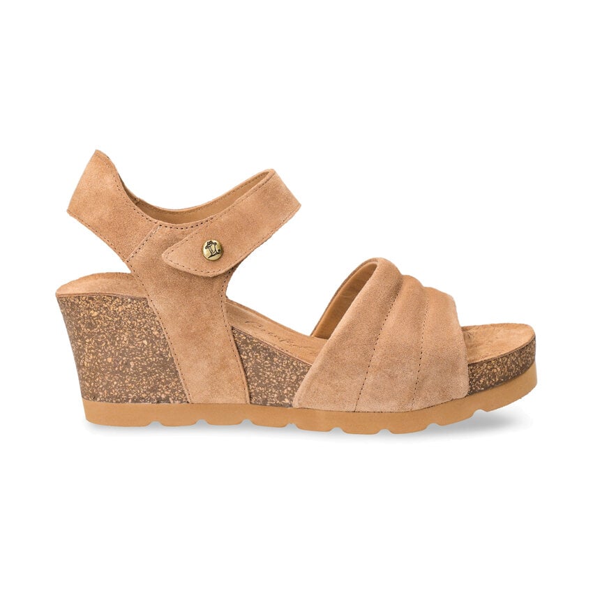 Valley Cuero Velour, Woman sandals in suede leather with leather lining